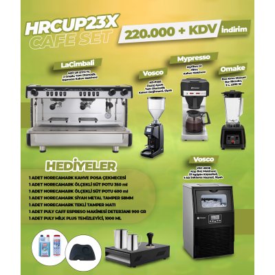 Horecamark HRCUP23X Cafe Set ( La Cimbali M23 )