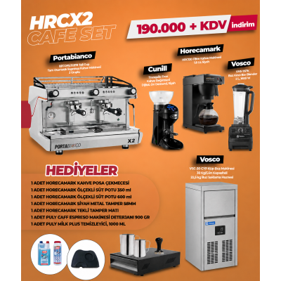 Horecamark HRCX2 Cafe Set ( Portabianco )