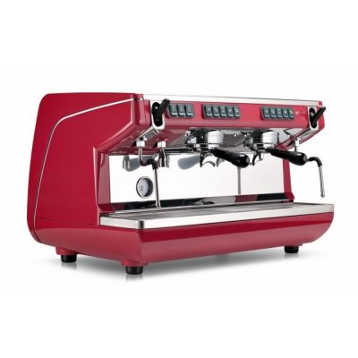 Horecamark Nuova Simonelli Appia Life Tall Cup Tam Otomatik Espresso Kahve Makinesi, 2 Gruplu, Kırmızı
