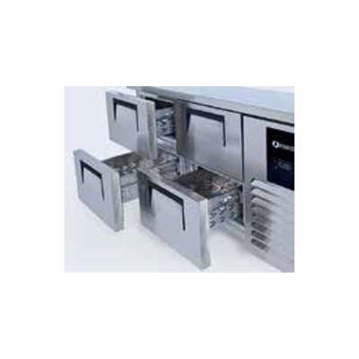 Iceinox Pişirici Altı Soğutucular için Çekmece Sistemi Fiyat İlavesi 1/2 Çift Çekmece