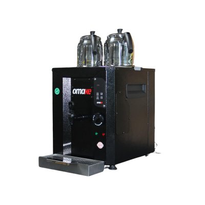 Omake CAY01.E15.0023.Z5F Çay Makinesi 2 Demlikli Elektrikli Dijital 23 Litre Siyah