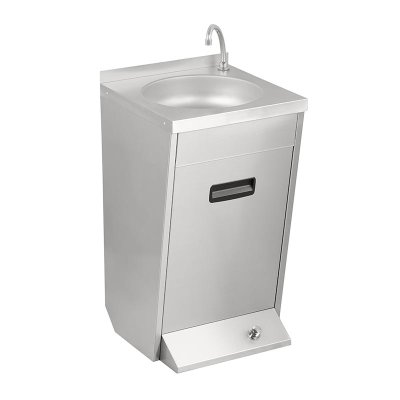 Omake EYK01.038.0012.P03 Ayaktan Kumandalı El Yıkama Evyesi, 380x120 mm