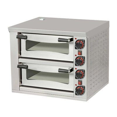 Omake FPZ01.E21 72x72 cm Çift Katlı Pizza Fırını, Elektrikli