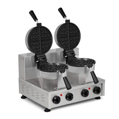 Omake WFL12.E22 Zamanlayıcılı Amerikan Çiftli Waffle Makinesi, Elektrikli