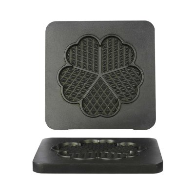 Omake WFL21.KLP.1301.000 Küçük Çiçek Waffle Kalıp Takımı, 19 cm