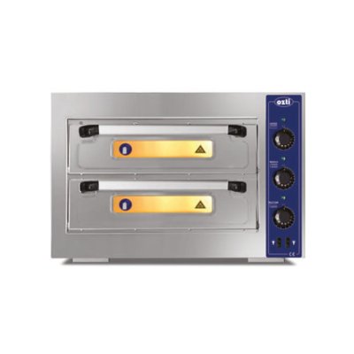 Öztiryakiler 24 cm x 5+5 Pizza Kapasiteli Çift Katlı Pizza Fırını, Elektrikli