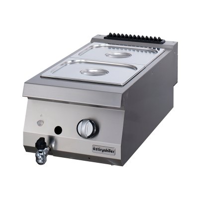 Öztiryakiler 7854.N1.40903.13 Bain Marie Set Üstü 900 Seri Gazlı 40x90x30-Gn Kaplar Hariç