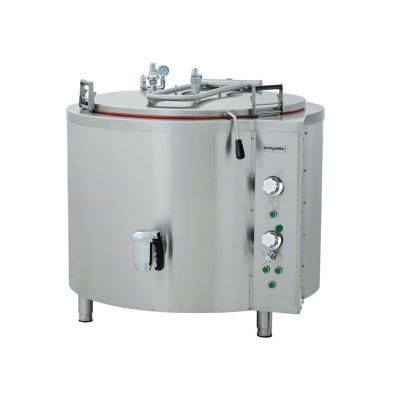 Öztiryakiler 7855.00500.02 Kaynatma Tenceresi İndirekt Elektrikli Silindirik Kazanlı-Sabit 500 Lt.