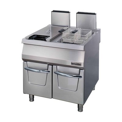 Öztiryakiler 7856.N1.80908.14 Fritöz Dolaplı 900 Seri Gazlı 80x90x85 cm