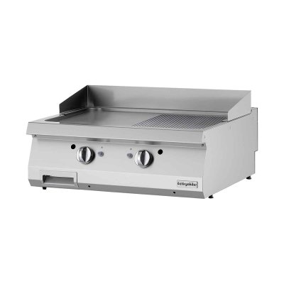 Öztiryakiler 7864.N1.80703.16 Grill Plate Set Üstü 700 Seri Gazlı Yarı Oluklu 80x70x30