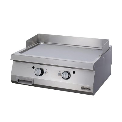 Öztiryakiler 7864.N1.80703.19C Grill Plate Set Üstü 700 Seri Gazlı Düz 80x70x30-Sert Krom Kaplı
