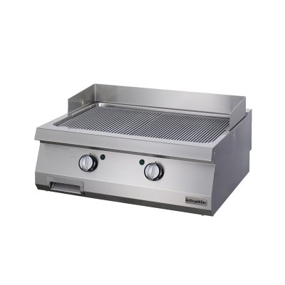 Öztiryakiler 7864.N1.80903.11 Grill Plate Set Üstü 900 Seri Elektrikli Oluklu 80x90x30