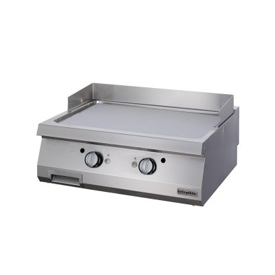 Öztiryakiler 7864.N1.80903.16C Grill Plate Set Üstü 900 Seri Gazlı Düz 80x90x30-Sert Krom Kaplı