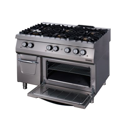 Öztiryakiler 7865.N1.12908.10E Kuzine Fırınlı 900 Seri Gazlı 6 Gözlü Ocak,Fırın Elektrikli 120x90x85