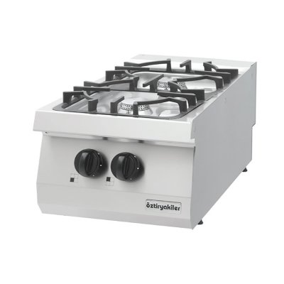 Öztiryakiler 7865.N1.40703.33LP Ocak Set Üstü 700 Seri Gazlı İkili 40x70x30 (Lp) -6 Kw+7,5Kw