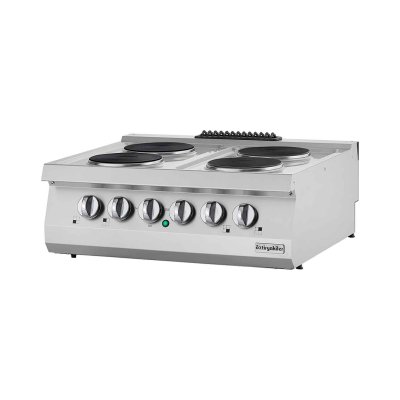 Öztiryakiler 7865.N1.80703.14 Ocak Set Üstü 700 Seri Elektrikli Dörtlü 80x70x30