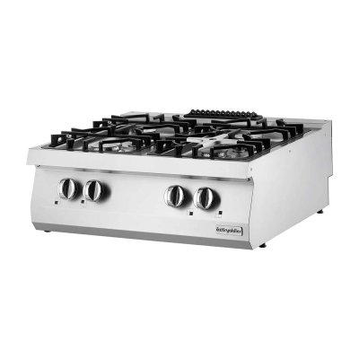 Öztiryakiler 7865.N1.80703.35L Ocak Set Üstü 700 Seri Gazlı Dörtlü 80x70x30 (L)-4X6 Kw