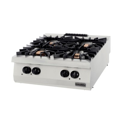 Öztiryakiler 7865.N1.80903.20P Ocak Set Üstü 900 Seri Gazlı Dörtlü 80x90x30 (4X10=40 Kw)