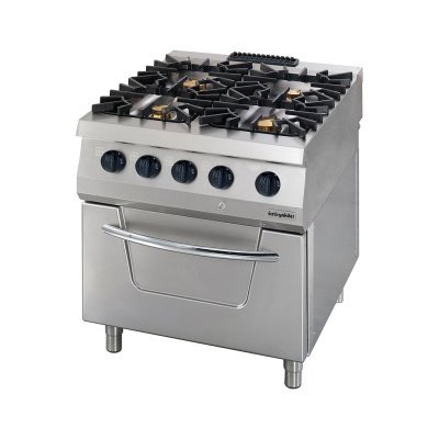 Öztiryakiler 7865.N1.80908.12 Kuzine Fırınlı 900 Seri Gazlı Kapalı Dökümlü 80x90x85