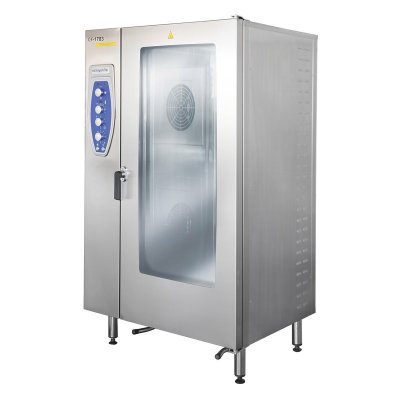 Öztiryakiler 7890.20G21.03TK Konveksiyonlu Fırın Gazlı 20xGN 2/1 Kızaklı-Kıt Arabalı
