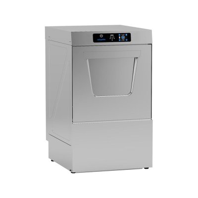 Öztiryakiler OBY 40T PDT Touch Panel Tahliye - Parlatıcı - Deterjan Pompalı Bardak Yıkama Makinesi, 40x40 cm Sepetli
