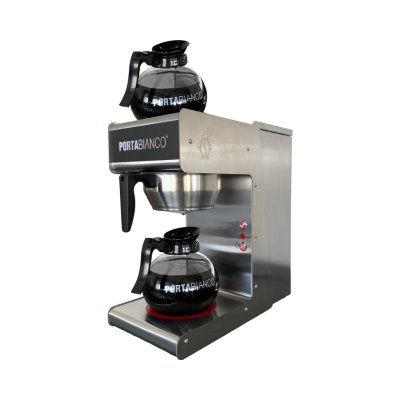 Portabianco RFKX2P Çift Potlu Filtre Kahve Makinesi 1.8 Lt. 