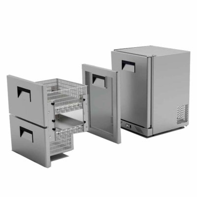Portabianco SLM-1DGN Tezgah Altı Slim Derin Dondurucu, 120 Litre