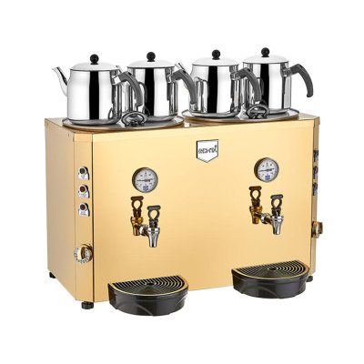 Remta DE13 Jumbo Çay Makinesi, 4 Demlikli, 46 L, Elektrikli