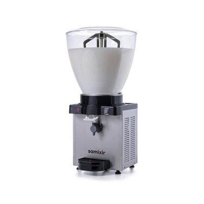 Samixir KAM40.DI Panaromik Dijital Köpüklü Ayran Dispenseri, 40 L, Inox