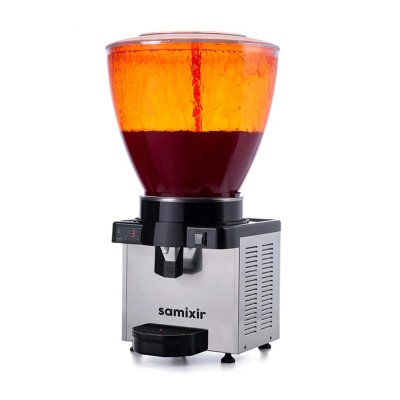Samixir S40.DI Panaromik Fıskiyeli Dijital Soğuk İçecek Dispenseri, 40 L, Inox