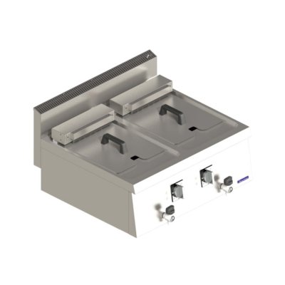 Seamac 700 Seri SEF870 İkili Fritöz, 80x70x30 cm, Elektrikli