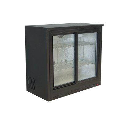 Senox BBCS-250 Bar Arkası Şişe Soğutucu Dolap, 2 Sürgülü Kapılı, 238 L