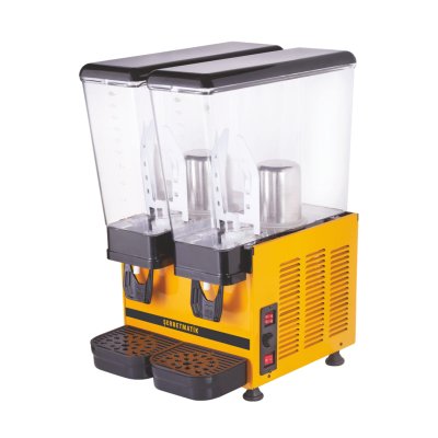 Şerbetmatik İkili Ayran Makinesi Karıştırıcı + Karıştırıcı 20+20 Litre  (40 lt)