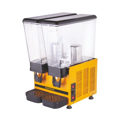 Şerbetmatik İkili Şerbet Ayran Makinesi Fıskiye + Karıştırıcı Şerbet+ Ayran 20+20 Litre (40 lt) 