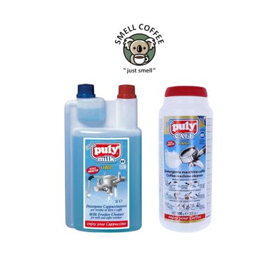 Smell Coffee Puly Milk 1000 ml Espresso Makinesi Sıvı Temizleyicisi, PulyCaff Espresso Makinesi Temizlik Tozu 900 Gram