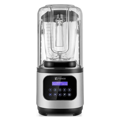 Vosco VHS-212C Pro Silent Gürültü Önleyici Kapaklı Dijital Bar Blender, 2 L, 2200 W, Gri