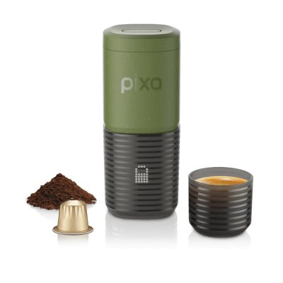 Wacaco Pixapresso YEŞİL- Şarj Edilebilir Pilli Taşınabilir Espresso Makinesi